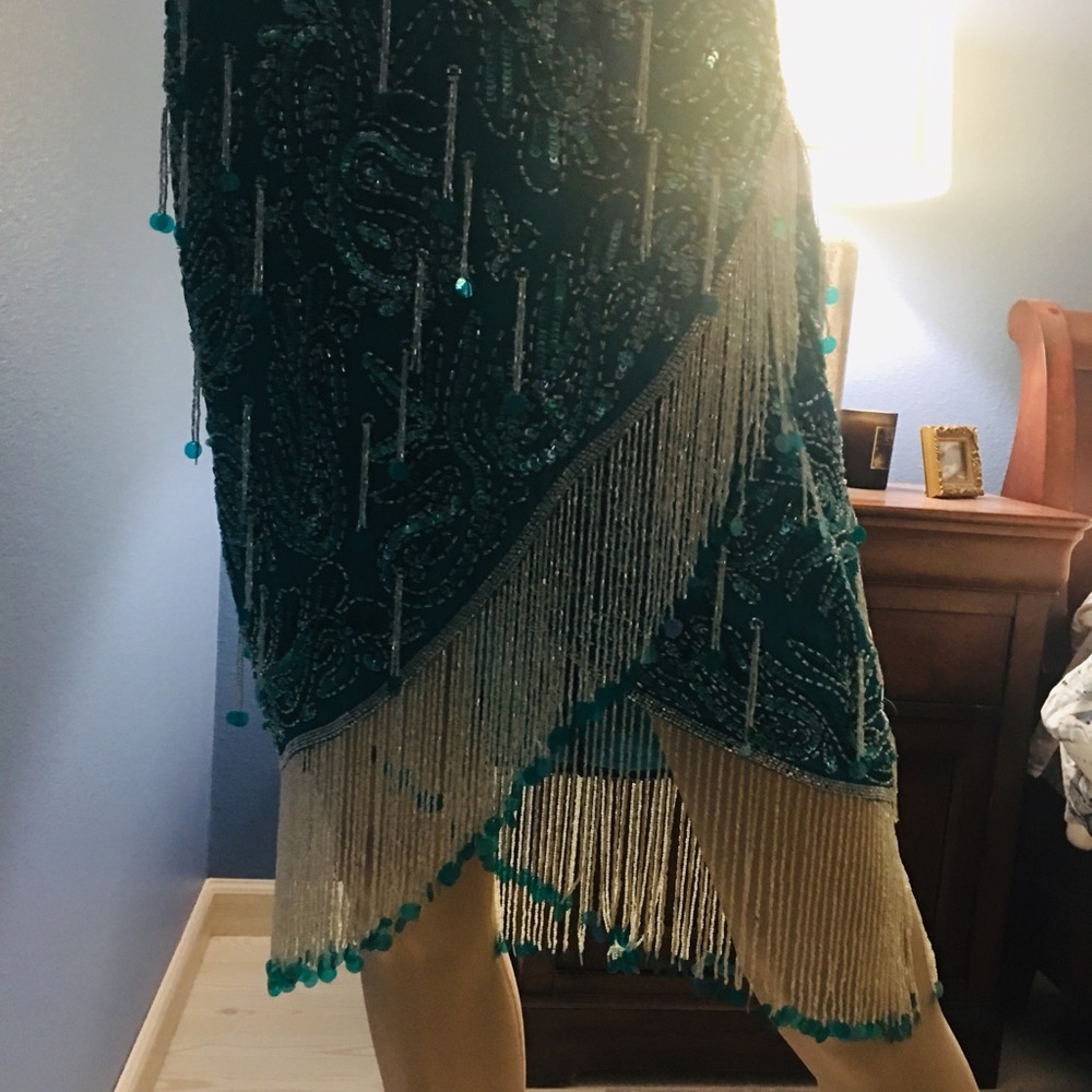 Custom, Hand Beaded Performance Dresd - image 4